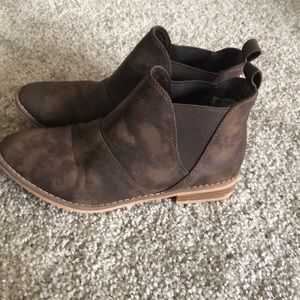Brown booties
